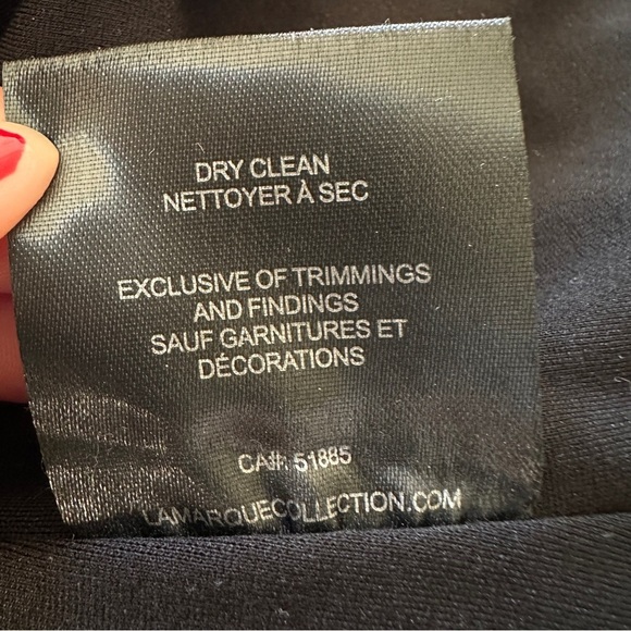 LAMARQUE Yarina Feather Camisole Boa Top Kendall Jenner in Black Sz. Small - Picture 9 of 11